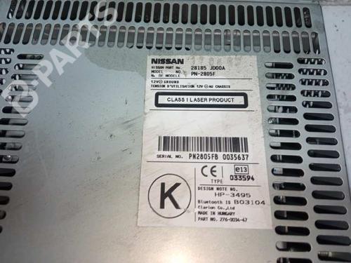 Radio NISSAN QASHQAI / QASHQAI +2 I (J10, NJ10, JJ10E)  | BP10175910E6 