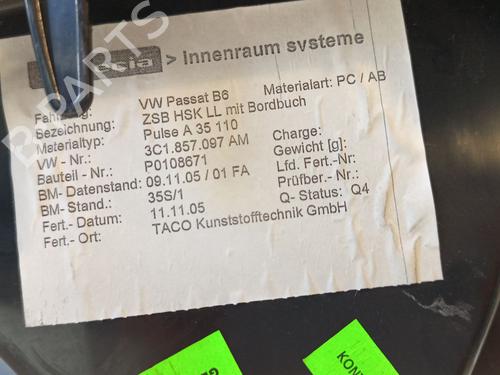 Handskerum VW PASSAT B6 (3C2) | BP30527896C95 - Image 7