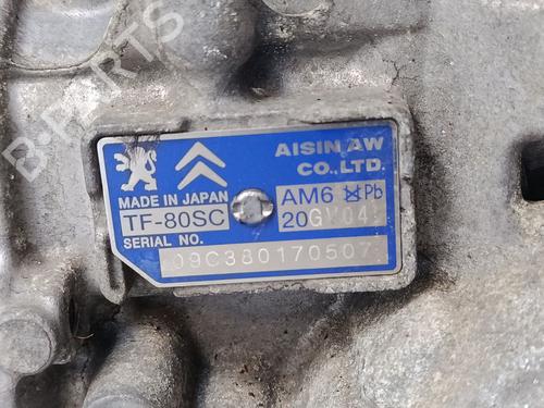 Gearbox CITROËN C5 III (RD_) 3.0 HDi 240 (RDX8CA) | BP35777001M3 - Image 8