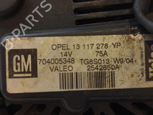 Generator OPEL COMBO Box Body/MPV  | BP30518570M7 