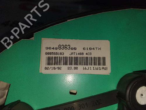 Instrument cluster PEUGEOT 206 Hatchback (2A/C)  | BP7955596C47 
