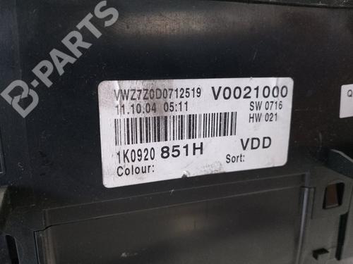 Instrument cluster VW GOLF PLUS V (5M1, 521)  | BP10150768C47 