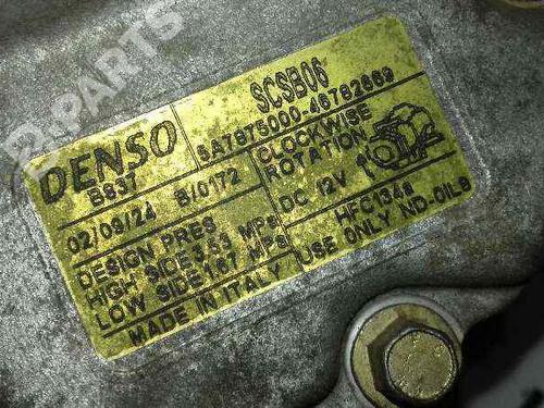 AC compressor FIAT PUNTO (188_) 1.2 16V 80 (188.233, .235, .253, .255, .333, .353, .639,... | BP10276369M34