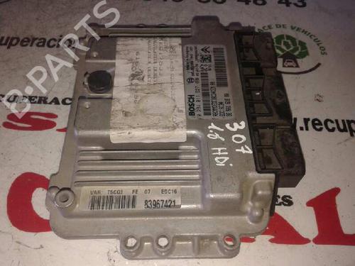 Engine control unit (ECU) PEUGEOT 307 (3A/C)  | BP7963627M57 