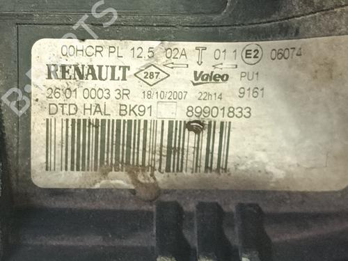 Right headlight RENAULT LAGUNA III (BT0/1) 1.5 dCi (BT00, BT0A, BT0T, BT1J) | BP37758643C29 - Image 3