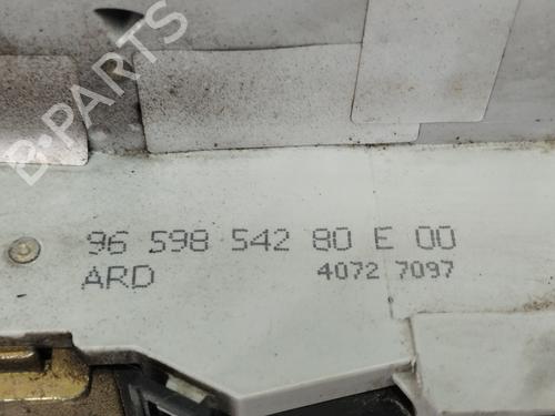 Rear right lock PEUGEOT 407 (6D_)  | BP18707930C99 