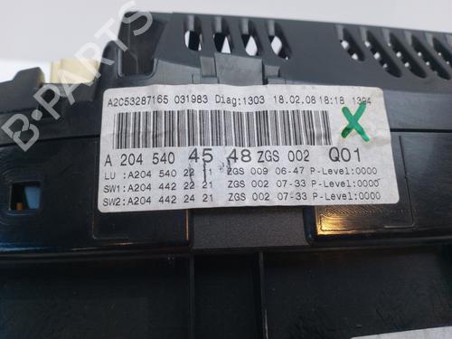 Instrument cluster MERCEDES-BENZ C-CLASS (W204)  | BP16834843C47 