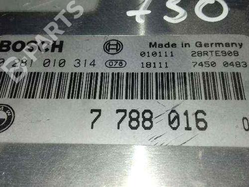 Used Engine control unit (ECU) BMW 7 (E65, E66, E67) 730 d (218 hp) 7963701