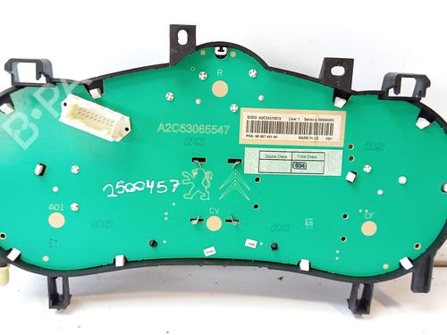 Instrument cluster PEUGEOT 207 CC (WD_) 1.6 HDi | BP30598367C47