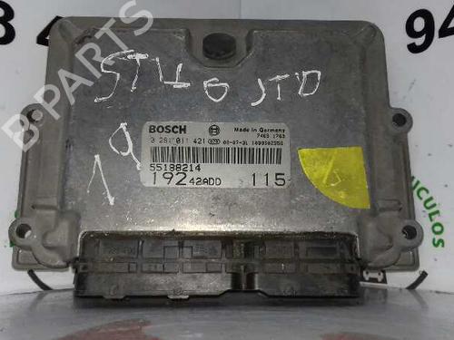 Engine control unit (ECU) FIAT STILO (192_) 1.9 D Multijet | BP7963772M57 