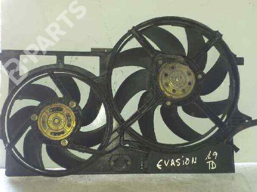 Used Radiator fan CITROËN EVASION MPV (22, U6) 1.9 TD (90 hp) 7957289