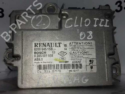 ECU airbags RENAULT CLIO III (BR0/1, CR0/1)  | BP7963886M53 