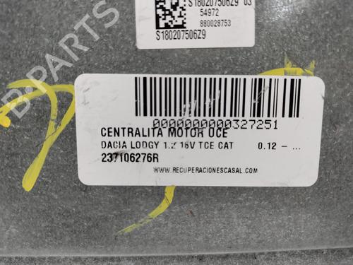 Engine control unit (ECU) DACIA LODGY (JS_)  | BP11112937M57 