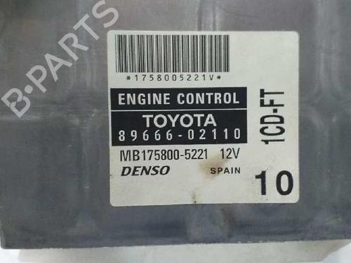 Engine control unit (ECU) TOYOTA COROLLA (_E12_) 2.0 D-4D (CDE120R, CDE120L_) | BP7957167M57 