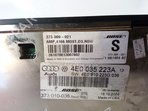 Electronic module AUDI A8 D3 (4E2, 4E8) 6.0 W12 quattro | BP11417133M83 - Image 8