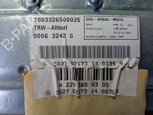 Electronic module MERCEDES-BENZ S-CLASS (W220, V220) S 500 (220.075, 220.175, 220.875) | BP10646545M83 