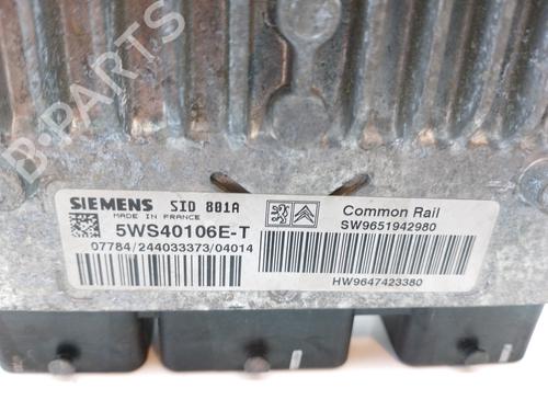 Engine control unit (ECU) CITROËN XSARA (N1) 2.0 HDi 90 | BP16167098M57 