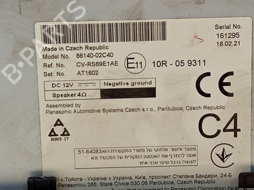 Radio TOYOTA COROLLA Hatchback (_E21_, _EA1_, _EH1_) | BP31345872E6