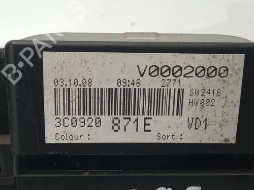 Instrument cluster VW PASSAT B6 (3C2) 2.0 TDI 16V | BP12318456C47 