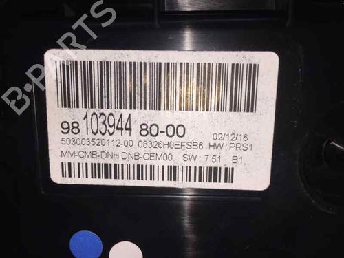 Instrument cluster PEUGEOT 3008 I MPV (0U_) 1.6 HDi | BP7955686C47 