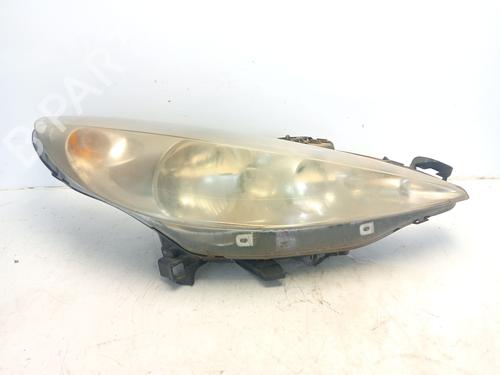 Used Right headlight PEUGEOT 207 (WA_, WC_) 1.4 HDi (68 hp) 30518554