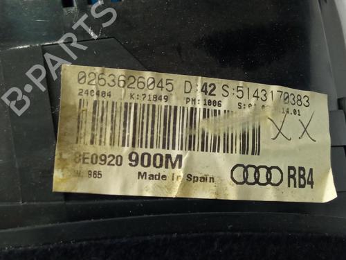 Instrument cluster AUDI A4 B6 (8E2) 1.9 TDI | BP12309962C47 