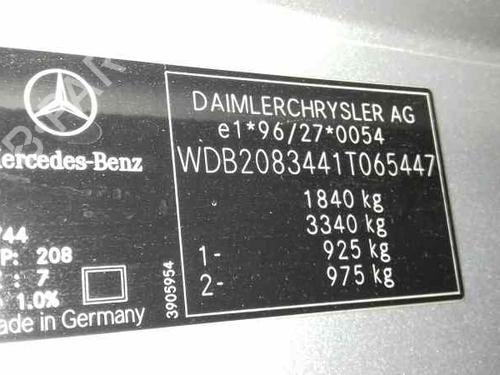 Front left seatbelt MERCEDES-BENZ CLK (C208)  | BP15714233I26 