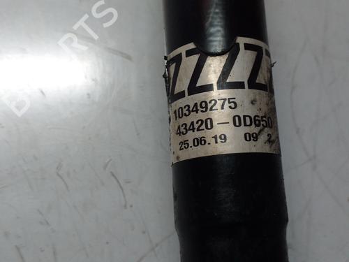 Left front driveshaft TOYOTA YARIS (_P13_) 1.5 (NSP131_) | BP10184101M38 