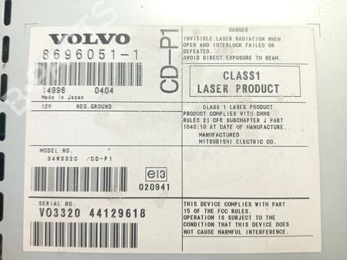 Electronic module VOLVO V50 (545) D4 | BP31215867M83 