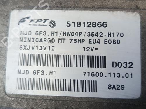 Engine control unit (ECU) FIAT QUBO (225_) 1.3 D Multijet (225CXB1A, 225AXB1A, 225CXB11, 225AXB11,... | BP38086558M57 - Image 7