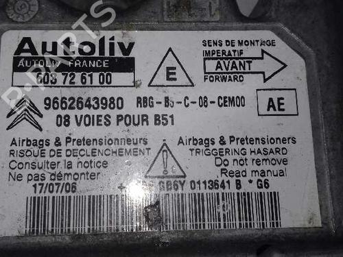 Used ECU airbags CITROËN C4 I (LC_) [2004-2014]  7963892