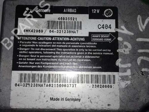 Airbag module FIAT STILO (192_) 1.6 16V (192_XB1A) (103 hp) 7963880