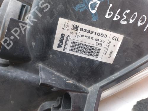 Højre forlygte OPEL MERIVA A MPV (X03)  | BP17233312C29 