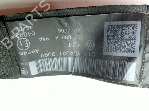 Rear right seatbelt VW PASSAT CC B6 (357) 2.0 TDI | BP16544544I28 