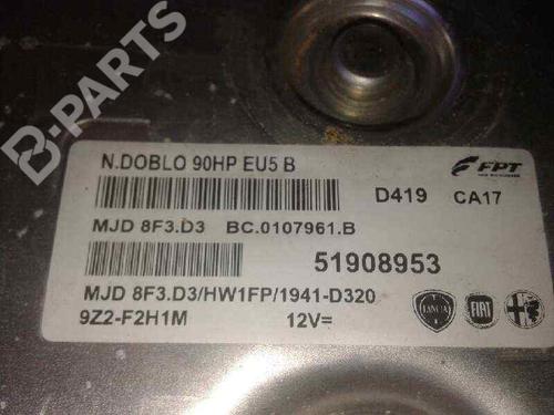 Used Engine control unit (ECU) Engine control unit (ECU) OPEL COMBO Box Body/MPV (X12) 1.6 CDTI (B05) (105 hp) 10275721 10275721
