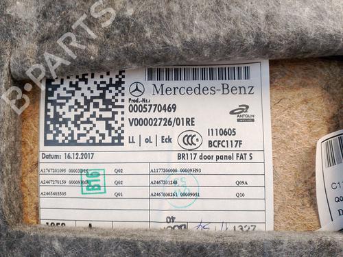 Front right panel MERCEDES-BENZ CLA Shooting Brake (X117) CLA 200 CDI / d (117.908) | BP25116168C59 