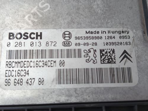 Engine control unit (ECU) PEUGEOT 207 CC (WD_) 1.6 HDi | BP30638751M57 