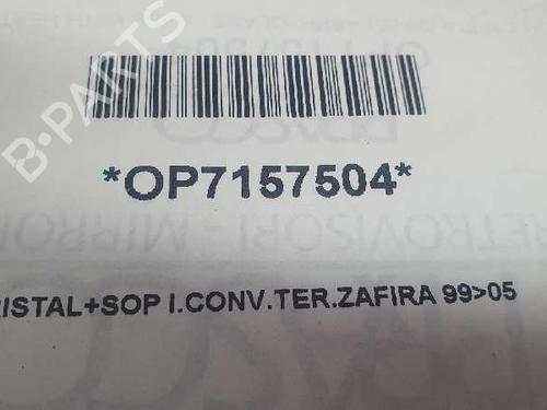 Used Left mirror glass Left mirror glass OPEL ZAFIRA A MPV (T98) 2.2 DTI 16V (F75) (125 hp) 36115137 36115137