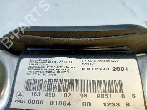 Driver airbag MERCEDES-BENZ M-CLASS (W163)  | BP22697751C9 