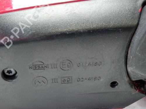 Right mirror NISSAN X-TRAIL I (T30)  | BP13218499C27 