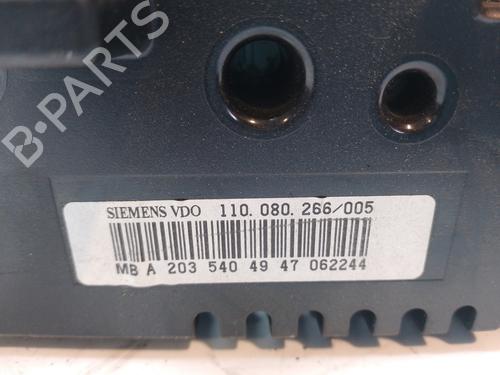Instrument cluster MERCEDES-BENZ C-CLASS (W203)  | BP22396886C47 