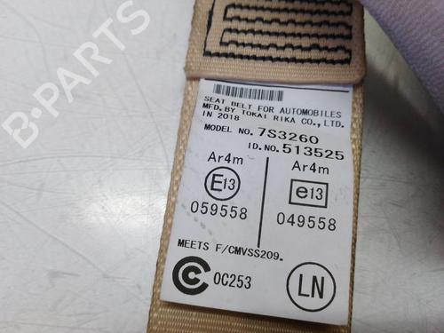 Rear right seatbelt TOYOTA LAND CRUISER PRADO (_J15_) 2.8 D-4D (GDJ150_, GDJ155_, GDJ150, GDJ151) | BP10076136I28 