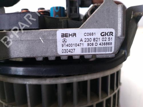 Heater blower motor MERCEDES-BENZ CLK (C209) CLK 270 CDI (209.316) | BP10178351M62 
