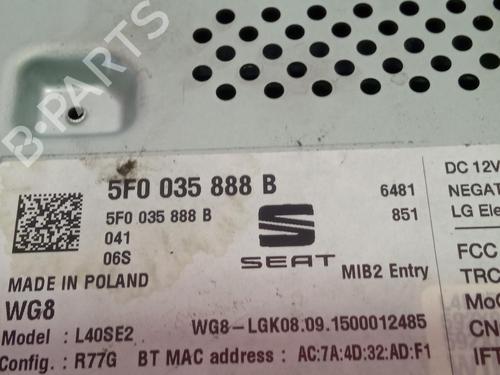 Radio SEAT LEON (5F1) 1.6 TDI | BP10646541E6 
