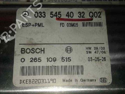 Control unit MERCEDES-BENZ E-CLASS (W211) E 320 CDI (211.026) | BP7954062M11 
