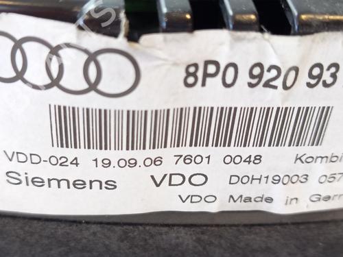 Instrument cluster AUDI A3 (8P1)  | BP30598358C47 