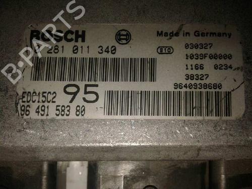 Used Engine control unit (ECU) CITROËN C5 I (DC_) 2.0 HDi (DCRHZB, DCRHZE) (109 hp) 7963631