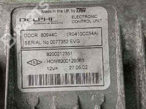 Engine control unit (ECU) RENAULT CLIO II (BB_, CB_)  | BP7961122M57 