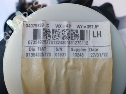 Rear left seatbelt FIAT 500 C (312_)  | BP21603732I29 