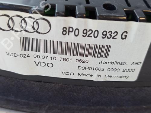 Instrument cluster AUDI A3 Sportback (8PA) 2.0 TDI 16V | BP30598366C47 